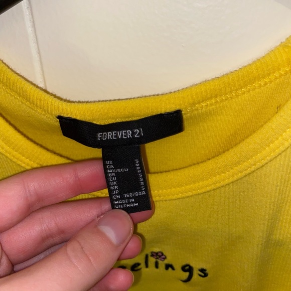 YELLOW TANK CROP - Picture 3 of 3